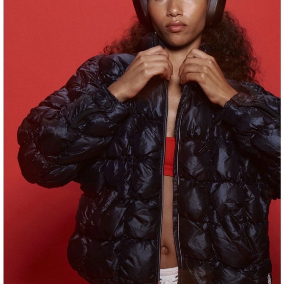 Free People Jackets & Blazers - Free People Pippa Black Puffer Jacket